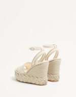 VLOGO TORCHON WEDGE SANDAL IN NAPPA 130MM - Image 4